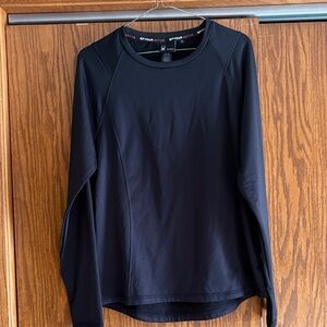 Spyder Active Women’s Black Long Sleeve Top size Large